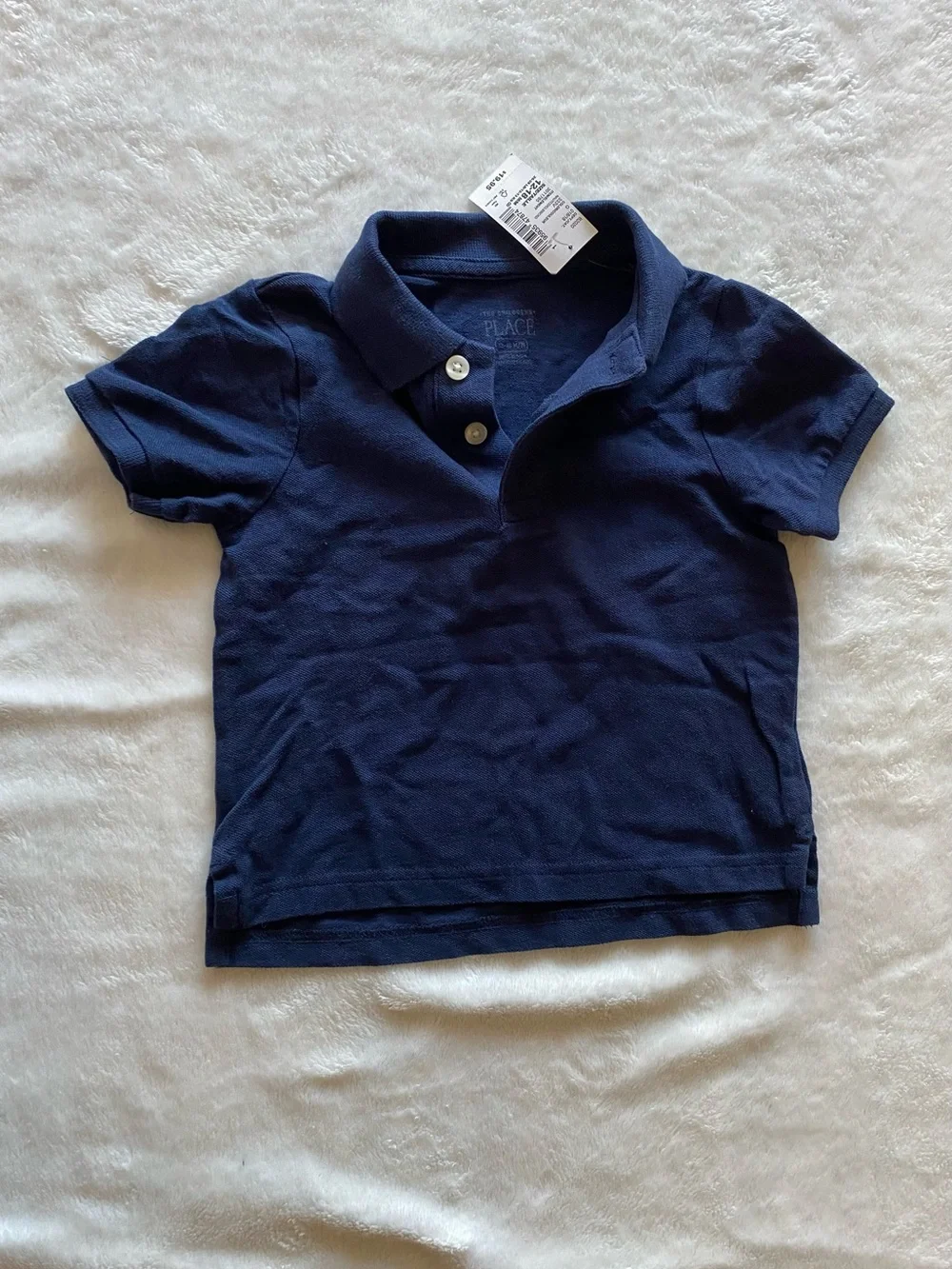 The Children's Place Navy Blue Polo Shirt. New. size 12m